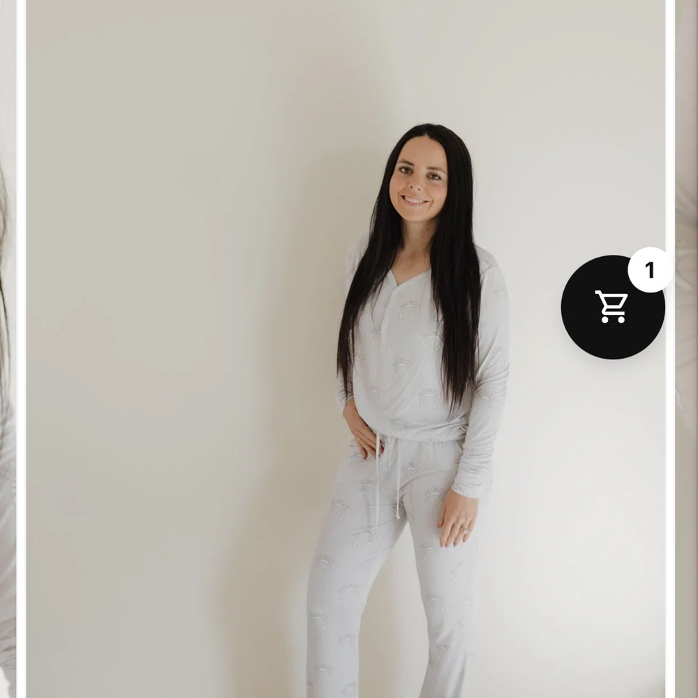 Forever French Light Gray Loungewear Set - Cozy Top & Pants